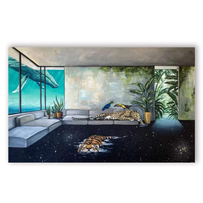 Art print by Ingrid Nuss Fine Artist Art Gallery Wilderness Garden Route South Africa