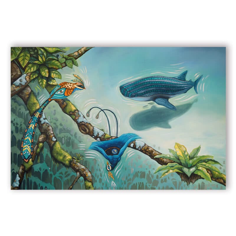 Art print by Ingrid Nuss Fine Artist Art Gallery Wilderness Garden Route South Africa