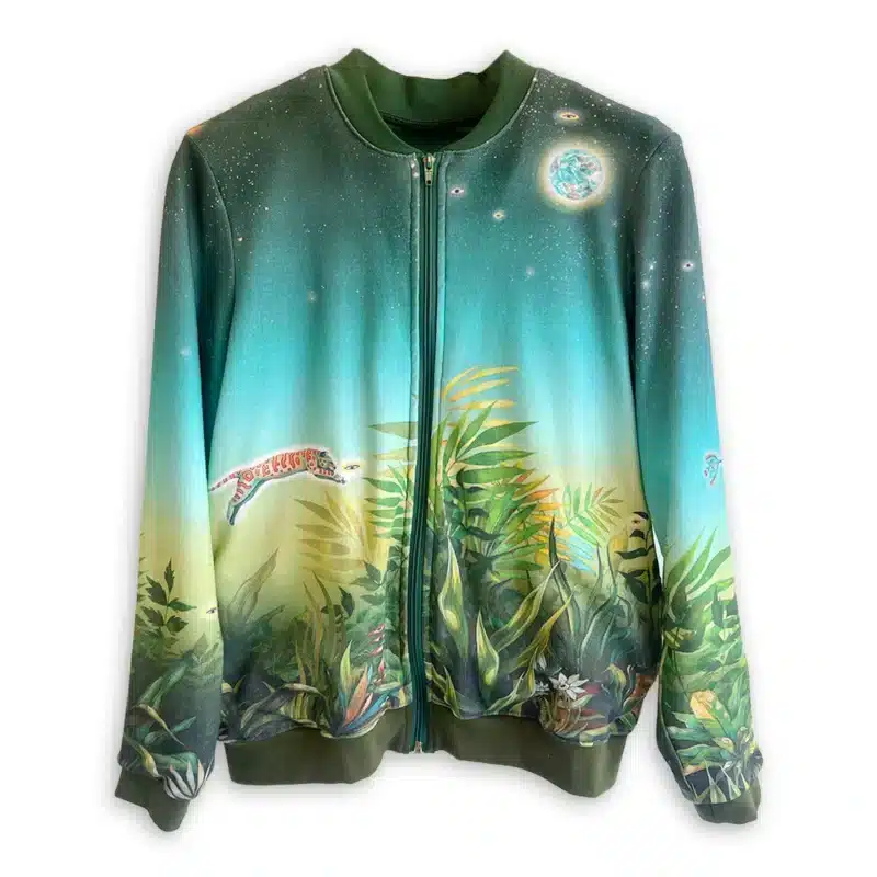Cosmic Jungle Luxe Bomber Jacket