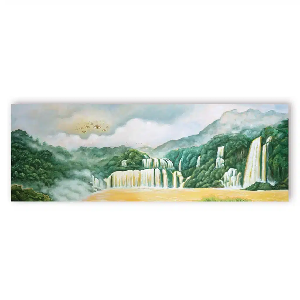 Abundance Falls Canvas print Ingrid Nuss Fine Artist Art Gallery Wilderness Garden Route South Africa