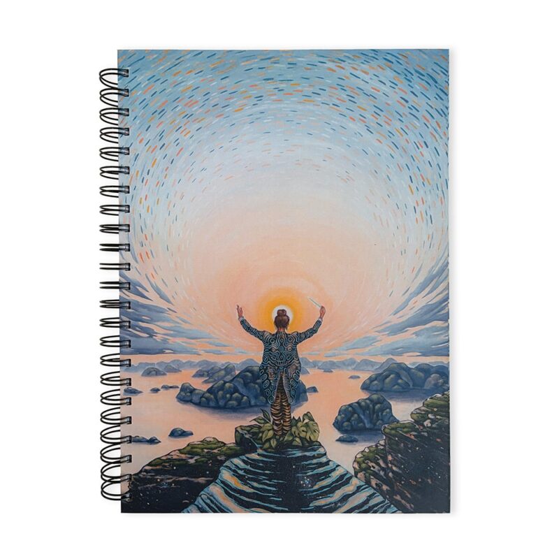 Journal featuring artwork by Ingrid Nuss Fine Art Gallery Wilderness Garden Route South Africa